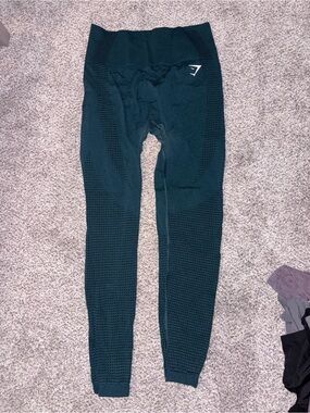 Gymshark Deep Green Seamless Leggings